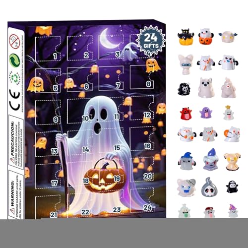 Halloween Adventskalender 2025: Niedlicher geistere Countdown-Kalender mit 24 klassischen Puppen, Gruseligen Halloween Puppen Sammlerfiguren Halloweens Dekoration für Schaufenster Bücherregale Halloween Adventskalender 2025: Niedlicher geistere Countdown-Kalender mit 24 klassischen Puppen, Gruseligen Halloween Puppen Sammlerfiguren Halloweens Dekoration für Schaufenster Bücherregale von Chdnhe