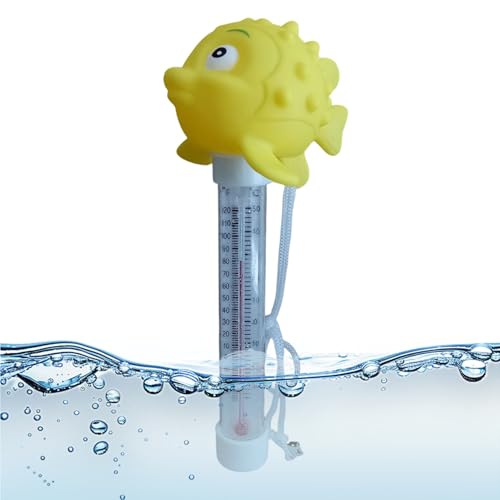 Schwimmendes Wasserthermometer | Floating Pool Thermometer | Cartoon Fish Schwimmbadthermometer Mit Schnur | Bruchsicher Temperaturmesser Für Innen und Außen Pools, Aquarien, Fischteiche Schwimmendes Wasserthermometer | Floating Pool Thermometer | Cartoon Fish Schwimmbadthermometer Mit Schnur | Bruchsicher Temperaturmesser Für Innen und Außen Pools, Aquarien, Fischteiche von Chdnhe