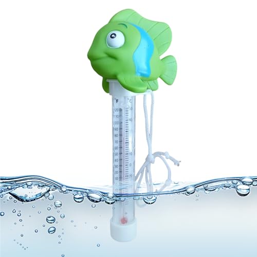 Schwimmendes Wasserthermometer | Floating Pool Thermometer | Cartoon Fish Schwimmbadthermometer Mit Schnur | Bruchsicher Temperaturmesser Für Innen und Außen Pools, Aquarien, Fischteiche Schwimmendes Wasserthermometer | Floating Pool Thermometer | Cartoon Fish Schwimmbadthermometer Mit Schnur | Bruchsicher Temperaturmesser Für Innen und Außen Pools, Aquarien, Fischteiche von Chdnhe