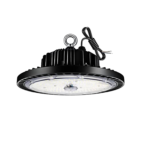 CheDux High Bay LED Shop Lights 100W 14,000LM (140LM/W) 40in Cable 6000K UFO High Bay LED Warehouse Lights, IP65 Wasserdichte UFO-Beleuchtung für Handelslager/Werkstatt/Garagenfabrik(100W) von CheDux