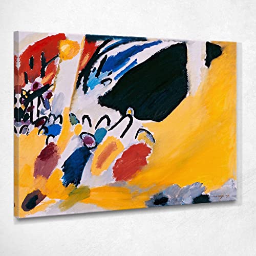 Impression III (Konzert) 1911 Kandinsky Wassily Bild auf Leinwand wk19, 100 x 80 cm von CheQuadro!