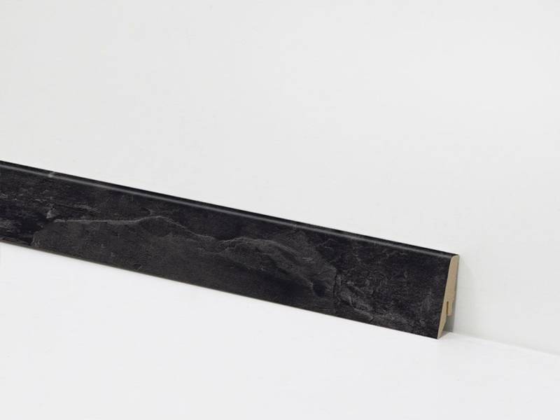 Check Sockelleiste Equipped– passend zu Check – Vinyl, Klickboden & andere Bodenbeläge, 1 Stück – 2400 x 58 x 18 mm, Clip- oder Klebemontage von Check