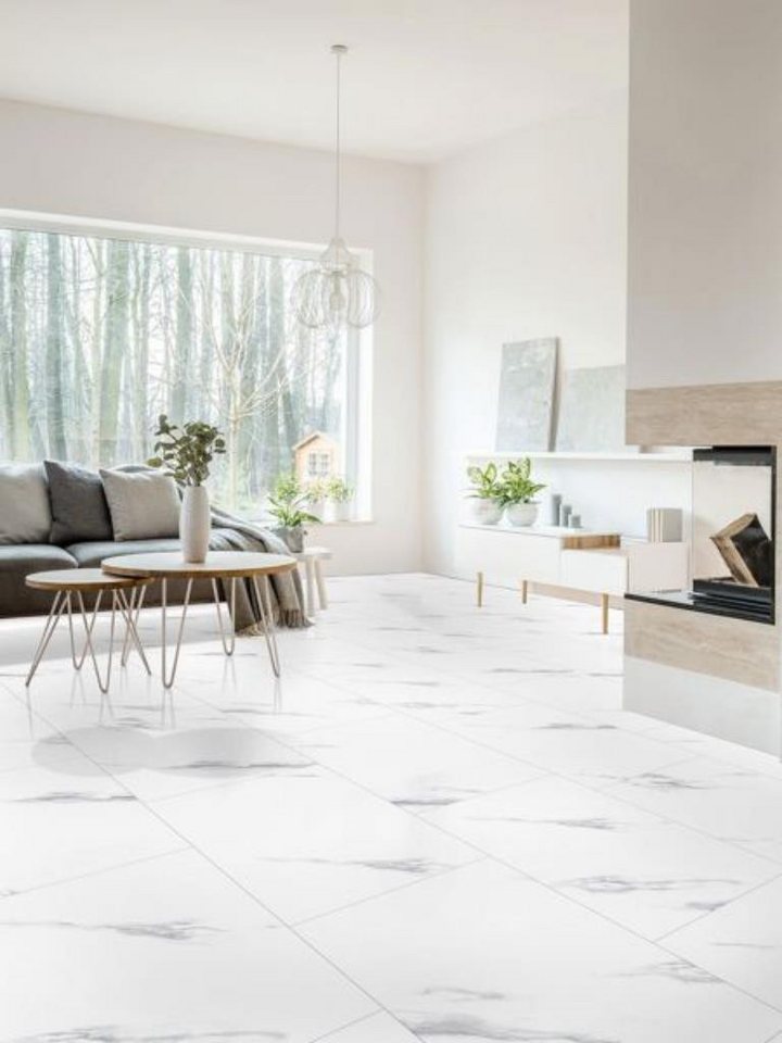 Check Vinylboden ,Klick-Vinyl >> 2157 Alsberg Marmor<<, Hochglanz-Fliese XL, inkl. Trittschalldämmung, Packung, In 1 Packung: 6 Paneele - 2,341m², 1 Packung: 6 Paneele - 2,341m², Check one Check Vinylboden ,Klick-Vinyl >> 2157 Alsberg Marmor<<, Hochglanz-Fliese XL, inkl. Trittschalldämmung, Packung, In 1 Packung: 6 Paneele - 2,341m², 1 Packung: 6 Paneele - 2,341m², Check one von Check