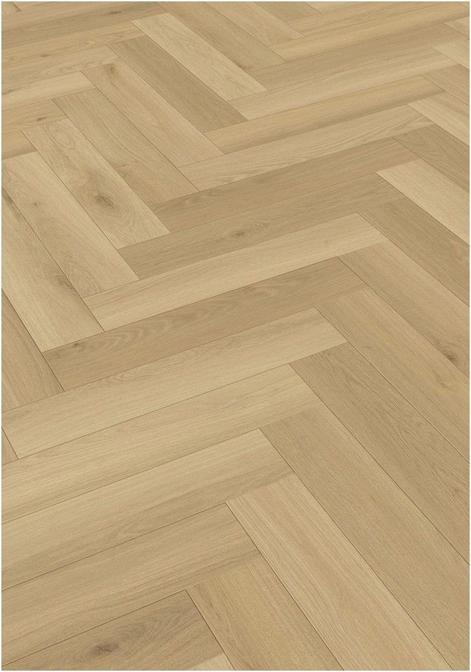 Check Vinylboden Click-Vinyl CHECK One 2477H Baienbach Oak Herringbone inkl. von Check