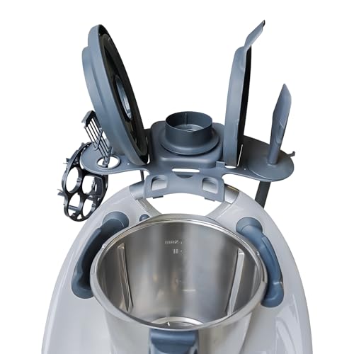Halter für Thermomix Zubehör, Geeignet für TM5 & TM6, Platz für bis zu 9 Zubehörteile, Regal zur Küchenmaschine Aufbewahrung des Zubehörs von Chedin