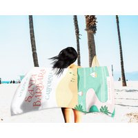 Personalisiertes Handtuch, Brautjungfer Geschenk, Strand Junggesellinnengeschenk, Party Gastgeschenk, Individuelles Strandtuch, Geburtstagsgeschenk von Cheeklo