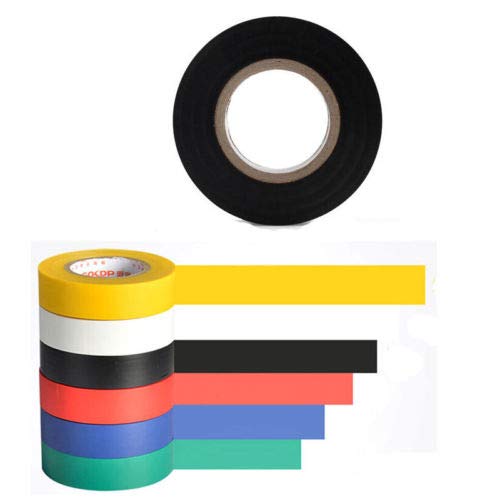 niversal Isolierband, 6 Stück 1.6CM PVC Dichtungsband zur Isolation,farbiges wasserdicht Klebeband von Cheerego