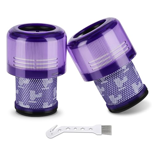 2 Stück Dyson V11 Filter, Torque Drive Filter für Dyson V11, Dyson V15 Filter Ersatzset, Filter Dyson V11 Staubsauger, Filter Kompatibel mit Dyson V11 V15 SV14 SV17 SV22, Lila von Cheerhom