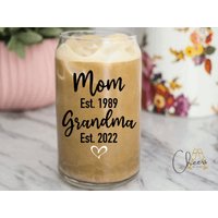 Kaffee, Schwangerschaftsgeschenk, Muttertagsgeschenk, Geschenk Für Oma, Mama, Oma Weinglas, 2022 von CheersByJessica