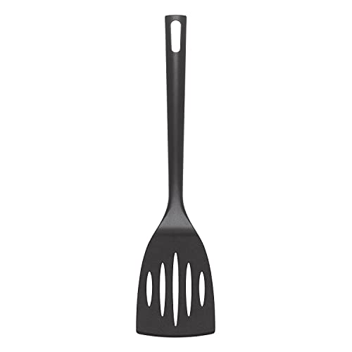 Chef Aid 10E02403 Flexibler Nylon-Pfannenwender, BPA-freies Küchenutensil, für Antihaft-Kochgeschirr geeignet, schwarz von Chef Aid