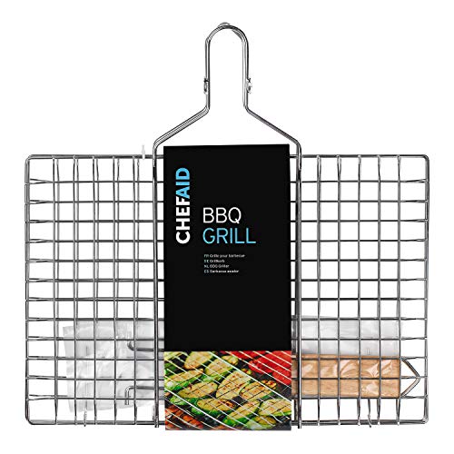 Chef Aid 10E21036 Grillkorb, weicher Klappgriff, ideal für Fisch, Fleisch und Gemüse Chef Aid 10E21036 Grillkorb, weicher Klappgriff, ideal für Fisch, Fleisch und Gemüse von Chef Aid