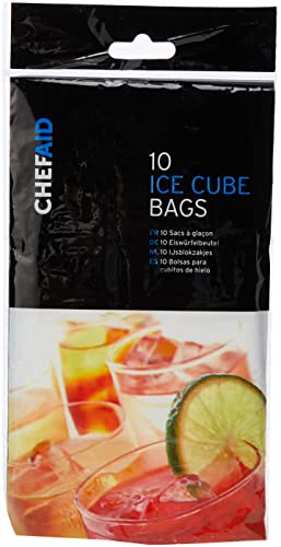 Chef Aid Eiswürfelbeutel, 1er-Pack wiederverwendbare Gefrierbeutel für Eiswürfel auf Abruf, Schwarz Chef Aid Eiswürfelbeutel, 1er-Pack wiederverwendbare Gefrierbeutel für Eiswürfel auf Abruf, Schwarz von Chef Aid