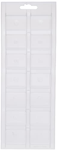 Chef Aid Eiswürfelform-Set, Traditionelle Weiße Plastikbehälter für 14 Eiswürfel, 2er-Pack Chef Aid Eiswürfelform-Set, Traditionelle Weiße Plastikbehälter für 14 Eiswürfel, 2er-Pack von Chef Aid