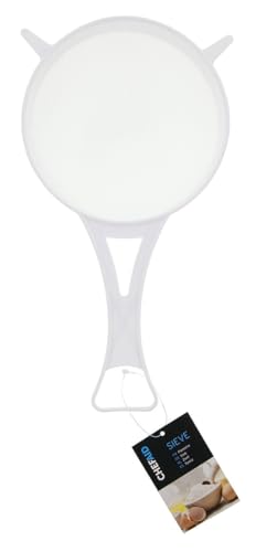 Chef Aid Großes 15 cm Nylon-Mesh-Sieb, Weiß - Ideal zum Abtropfen, Filtern & Waschen von Gemüse, Obst, Salat, usw. - BPA-frei, Spülmaschinenfest von Chef Aid