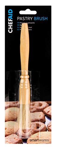Chef Aid Traditionelle Backpinsel mit Naturborsten und Holzgriff - Klassischer Stil von Chef Aid