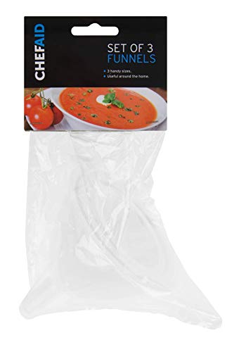 Chef Aid W1749 Trichter-Set, Weiß, 3-teilig von Chef Aid
