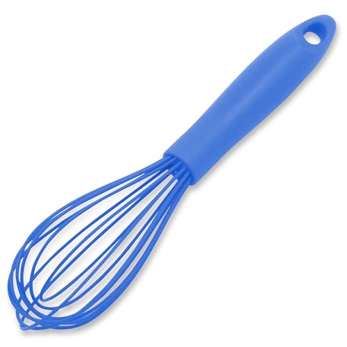 Chef Craft 13472 Premium Silicone Draht-Schneebesen, Silikon, blau von Chef Craft