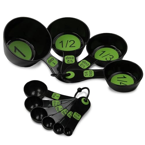 Chef Craft Easy to Ready Messbecher-Set, Kunststoff, 10-teilig, Grün von Chef Craft