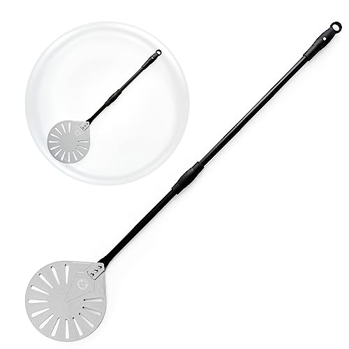 Chef Pomodoro Pizzaschieber - Aluminium Schaufel Perforiert Mit Griff (120 cm Lang) - Für Grill & Backofen von Chef Pomodoro