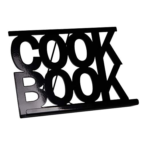 Chef Vida-Kochbuchständer, Metall,Schwarz, 19.0x22.0x29.0 von Chef Vida