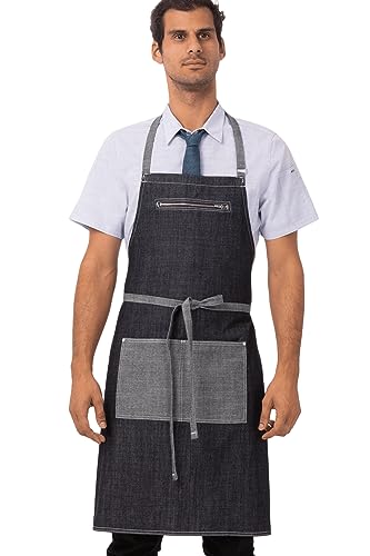 Chef Works AB034-IBL-0, Küchenschürze, Modell „Manhattan“, AB034-IBL-0 von Chef Works