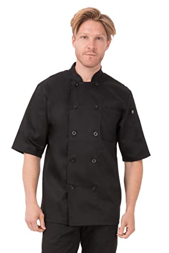 Chef Works Chambery Kochmantel, schwarz, Large Chef Works Chambery Kochmantel, schwarz, Large von Chef Works