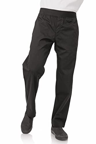 Chef Works Herren Pbn01blkm Kochhosen, Schwarz, M EU von Chef Works