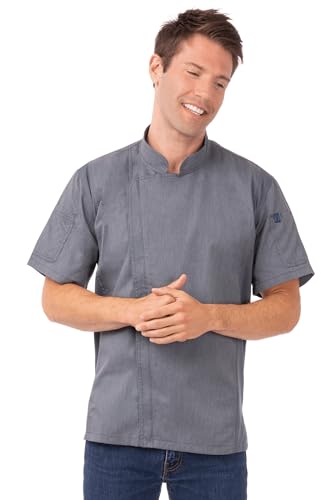 Chef Works Springfield Herren-Kochmantel, Blau (Ink Blue), X-Small Chef Works Springfield Herren-Kochmantel, Blau (Ink Blue), X-Small von Chef Works