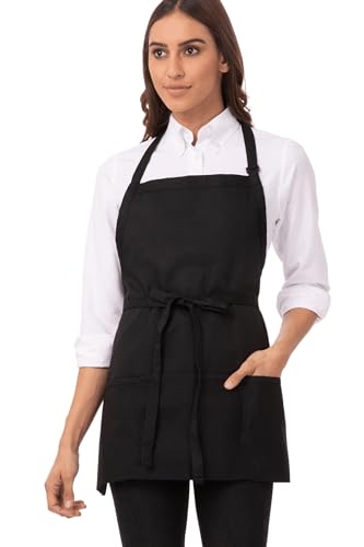 Chef Works Three Pocket Bib Apron Black von Chef Works