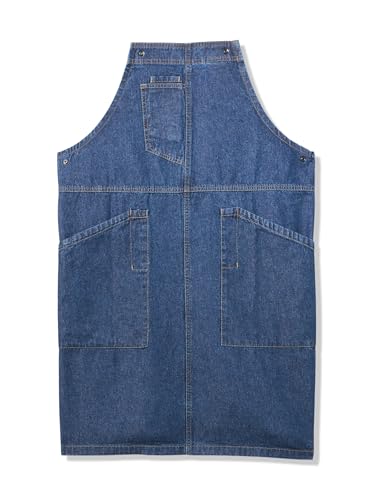 Chef Works Unisex Berkeley Latzschürze mit Schnappverschluss, Mittelblau, Einheitsgröße Chef Works Unisex Berkeley Latzschürze mit Schnappverschluss, Mittelblau, Einheitsgröße von Chef Works