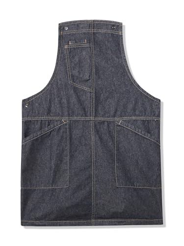 Chef Works Unisex Berkeley Snap kurze Latzschürze, indigoblau, Einheitsgröße Chef Works Unisex Berkeley Snap kurze Latzschürze, indigoblau, Einheitsgröße von Chef Works