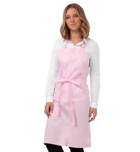 Chef Works Unisex Brio Latzschürze, Pink, Einheitsgröße von Chef Works