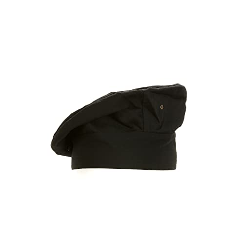 Chef Works Unisex Chef Toque - Schwarz - Einheitsgröße von Chef Works