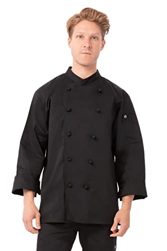 Chef Works b653-xl Montpellier Unisex Köche Jacke, X-Large, Schwarz von Chef Works