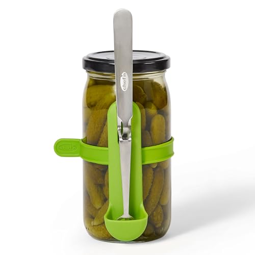 Chef'n FridgeFork Pro Squeeze n' Hold Gewürzgabel – 2-in-1-Gabel und Zange mit integriertem Aufbewahrungsbehälter – sauberes Werkzeug für Gurken, Oliven und mehr – ideal für Wurstwaren und Snacks Chef'n FridgeFork Pro Squeeze n' Hold Gewürzgabel – 2-in-1-Gabel und Zange mit integriertem Aufbewahrungsbehälter – sauberes Werkzeug für Gurken, Oliven und mehr – ideal für Wurstwaren und Snacks von Chef'n