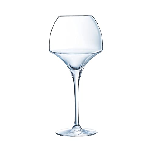 Chef & Sommelier U1012 Cristallin Öffnen Oben Sanft Weinkelch, 470ml Kapazität, Transparent, 6 Stück von Chef & Sommelier