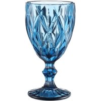 6 Teiliges Set aus Glas Weingläser Trinkgläser in Blau Wassergläser 6 Teiliges Set aus Glas Weingläser Trinkgläser in Blau Wassergläser von Cheffinger