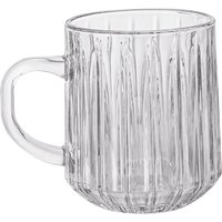 6 Tlg. Gläser Set Kaffeeglas Teegläser Henkel Latte Glass Kaffee 300 ml von Cheffinger