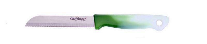 Cheffinger Allzweckmesser 1 x Cheffinger Messer Küchenmesser Kochmesser CF-MK Farbe: dunkel-grün, Spülmaschinenfest von Cheffinger