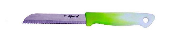 Cheffinger Allzweckmesser 1 x Cheffinger Messer Küchenmesser Kochmesser CF-MK Farbe: hellgrün, Spülmaschinenfest von Cheffinger