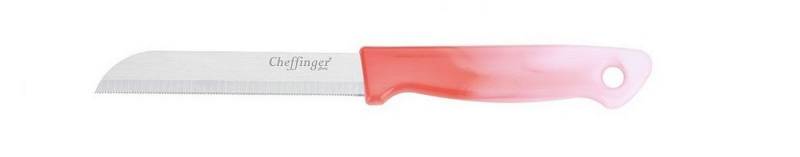 Cheffinger Allzweckmesser 1 x Cheffinger Messer Küchenmesser Kochmesser CF-MK Farbe: rot, Spülmaschinenfest von Cheffinger