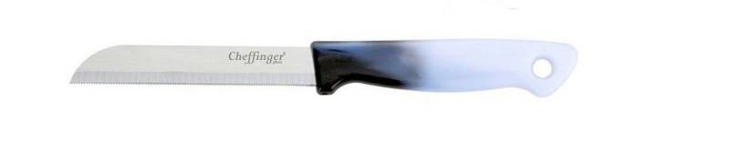 Cheffinger Allzweckmesser 1 x Cheffinger Messer Küchenmesser Kochmesser CF-MK Farbe: schwarz, Spülmaschinenfest von Cheffinger