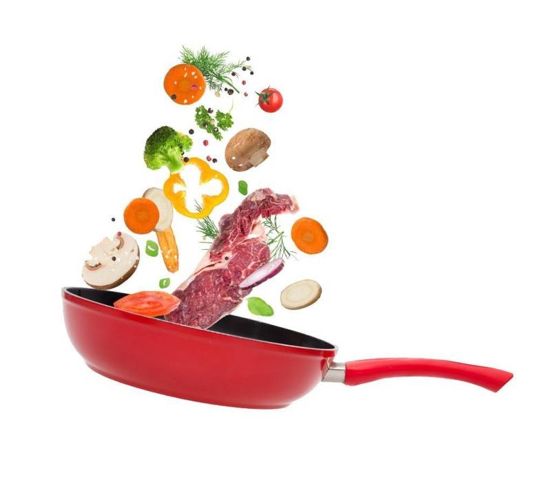 Cheffinger Bratpfanne Bratpfanne "FFP" Serie Stielpfanne Induktion Braten Steak Schmorpfanne von Cheffinger