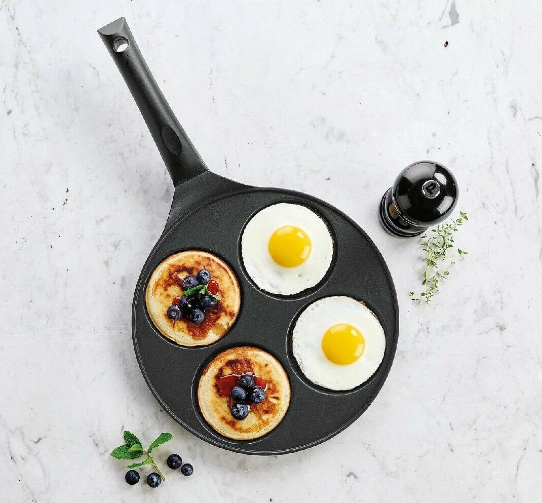 Cheffinger Crêpepfanne Pfannkuchen Spiegelei Pfanne Alu-Guss Ø26cm Induktion Cheffinger, Material: Aluminium Cheffinger Crêpepfanne Pfannkuchen Spiegelei Pfanne Alu-Guss Ø26cm Induktion Cheffinger, Material: Aluminium von Cheffinger