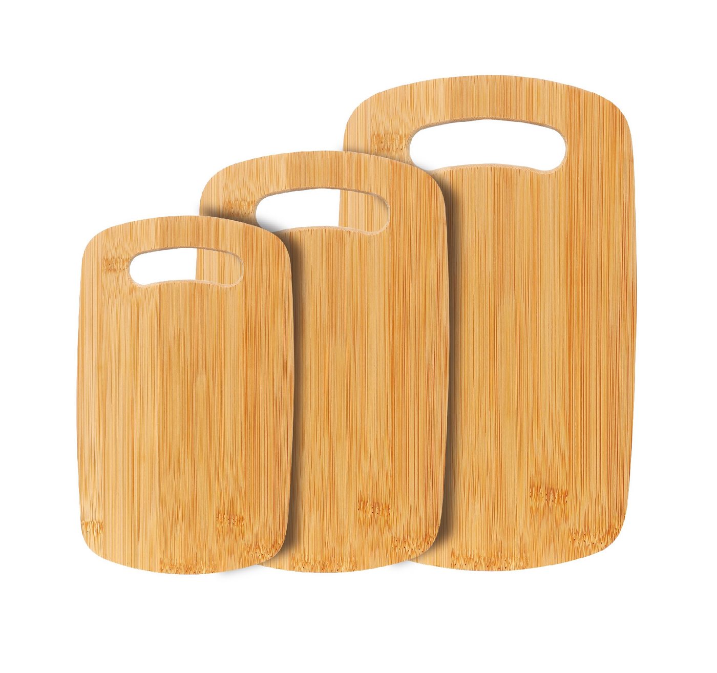 Cheffinger Frühstücksbrett Schneidebrett Servierbrett Küchenbrett Vesperbrett Set 3-tlg Cheffinger Frühstücksbrett Schneidebrett Servierbrett Küchenbrett Vesperbrett Set 3-tlg von Cheffinger