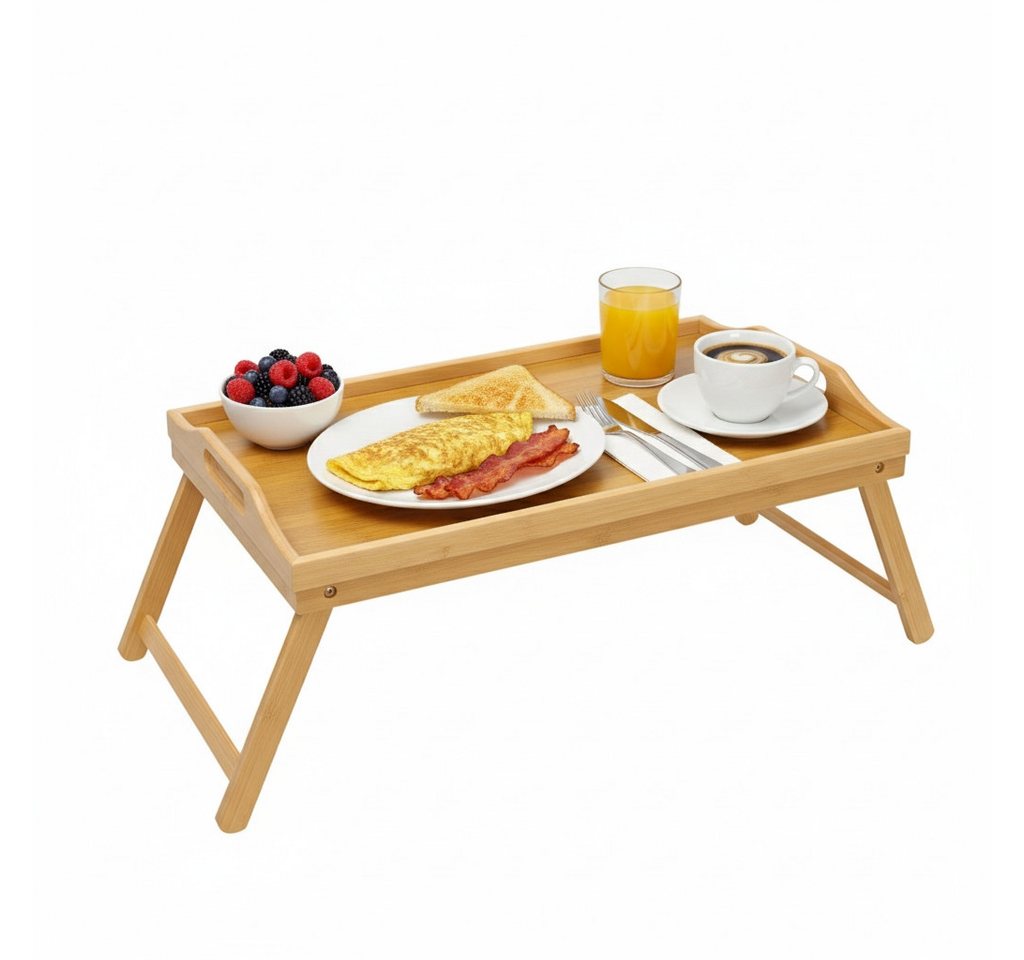 Cheffinger Servierbrett Frühstückstablett Serviertablett Tablett mit klappbaren Beinen Cheffinger Servierbrett Frühstückstablett Serviertablett Tablett mit klappbaren Beinen von Cheffinger