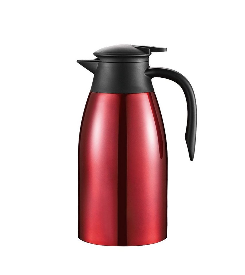 Cheffinger Thermoflasche 2L Edelstahl Thermoskanne Isolierkanne Kaffeekanne Doppelwandig von Cheffinger