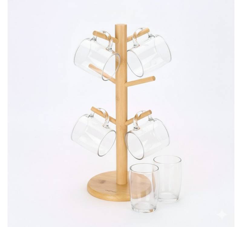 Cheffinger Trockenständer Tassenständer Tassenhalter Brezelhalter Schmuckständer Holz Cheffinger Trockenständer Tassenständer Tassenhalter Brezelhalter Schmuckständer Holz von Cheffinger