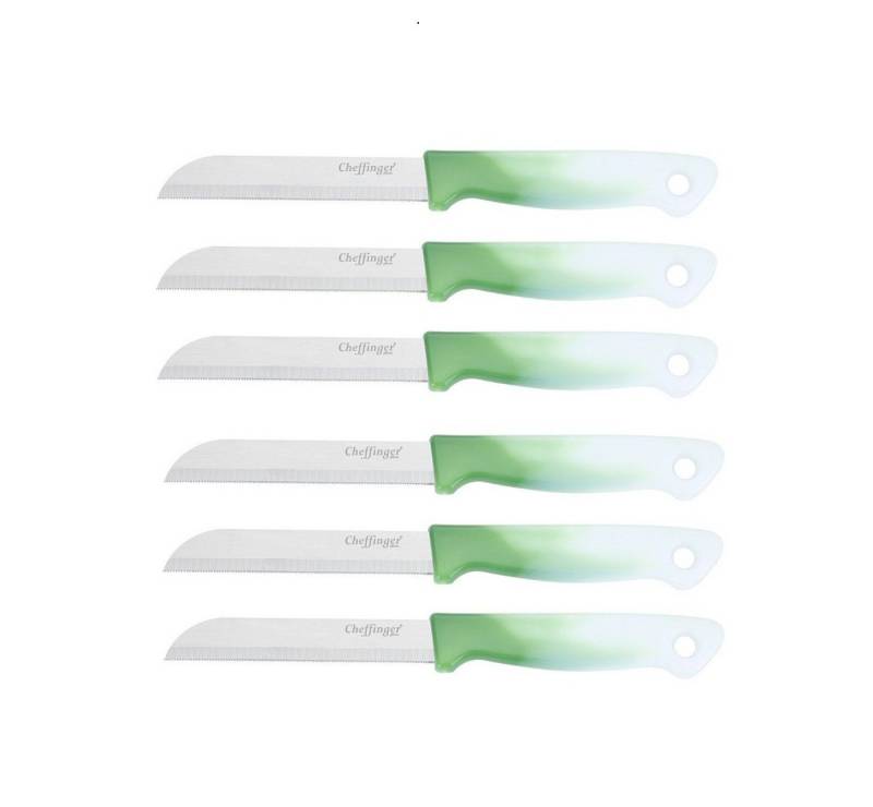 Cheffinger Universalküchenmesser 18 cm mit ergonomischem Griff - vielseitig & pflegeleicht, Dunkelgrün, ergonomisch geformt Cheffinger Universalküchenmesser 18 cm mit ergonomischem Griff - vielseitig & pflegeleicht, Dunkelgrün, ergonomisch geformt von Cheffinger