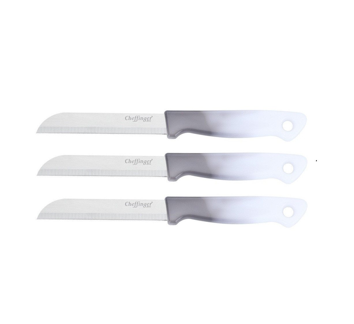 Cheffinger Universalküchenmesser 18 cm mit ergonomischem Griff - vielseitig & pflegeleicht, Grau, 18 cm, ergonomisch geformt, langlebig Cheffinger Universalküchenmesser 18 cm mit ergonomischem Griff - vielseitig & pflegeleicht, Grau, 18 cm, ergonomisch geformt, langlebig von Cheffinger